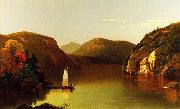 Moore, Albert Joseph Setting Sail on a Lake in the Adirondacks oil painting artist